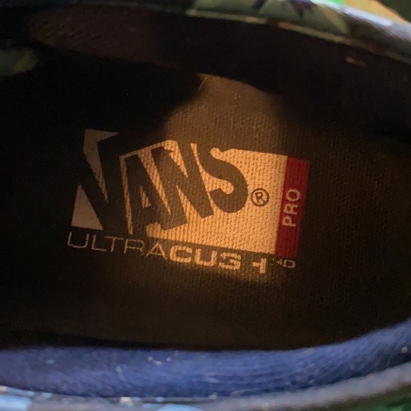 Vans Pro blue floral print men 6.5 women’s 8 - Picture 4 of 12